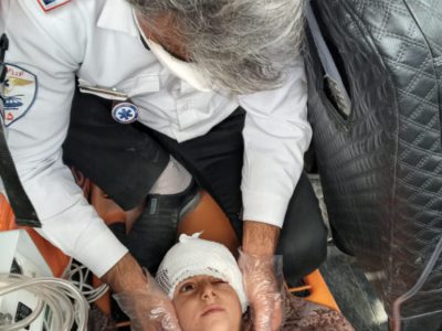 نجات جان کودک ۶ ساله با بالگرد اورژانس ۱۱۵