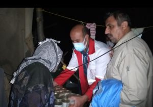 امدادرسانی به منطقه عشایرنشین و سیل زده کاکان در شهرستان بویراحمد