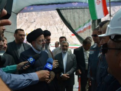 سد چم شیر گچساران با حضور رئیس جمهور افتتاح شد
