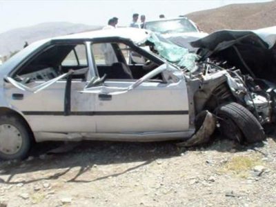 امداد رسانی به پنج مصدوم حادثه تصادف خودرو پژو۴۰۵ و سمند