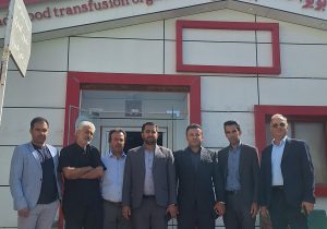 اهدای خون اعضای دفتر نماینده مجلس و جوانان یاسوجی برای کمک به آسیب دیدگان حادثه بندرعباس